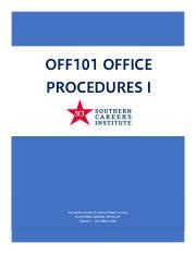 [Solved] Please Off101 Office procedures Course Hero