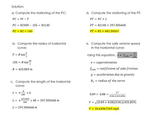 [Solved] Q8. A horizontal curve is being designed through mountainous... Course Hero