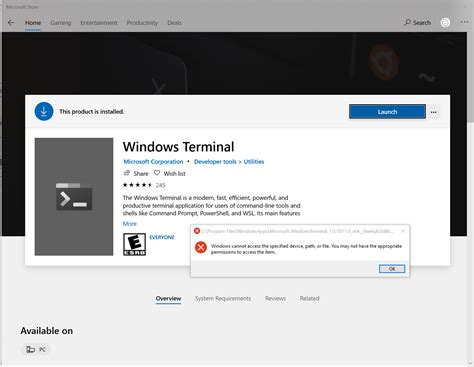 [Solved] Some Apps from Microsoft Store has permission error and cannot