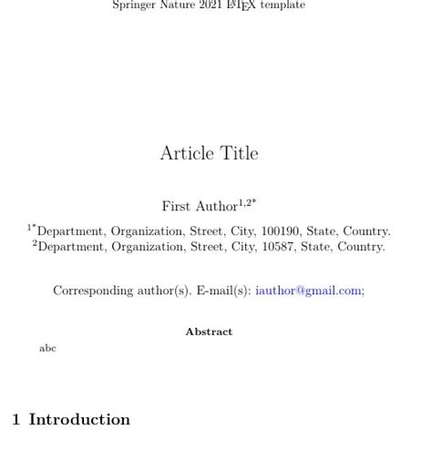 [Solved] Springer Nature LaTeX Template and Tikz Issue 9to5Science