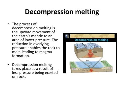 [Solved] three ways in which rock melt (decompression melting ...