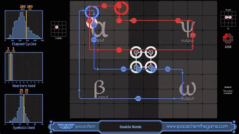 [Space Chem] 2.1 Double Bonds - Solution - YouTube