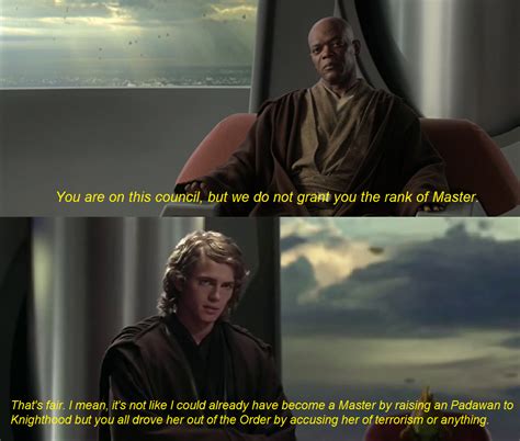 [Star Wars] Why was Anakin given a seat on the Council but not ... - Reddit