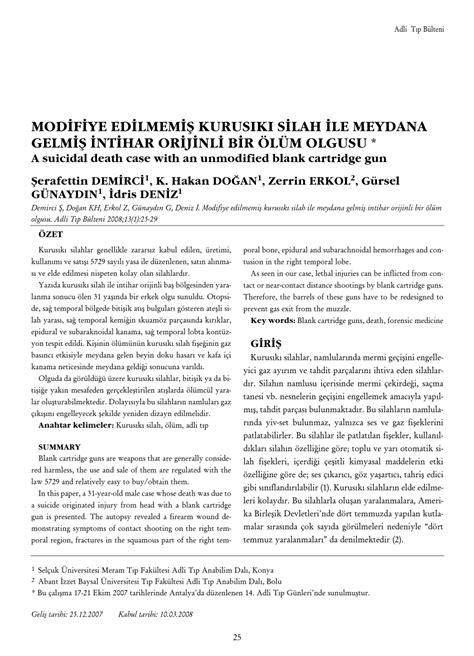 [Suicidal shot in the mouth with an unmodified blank ...