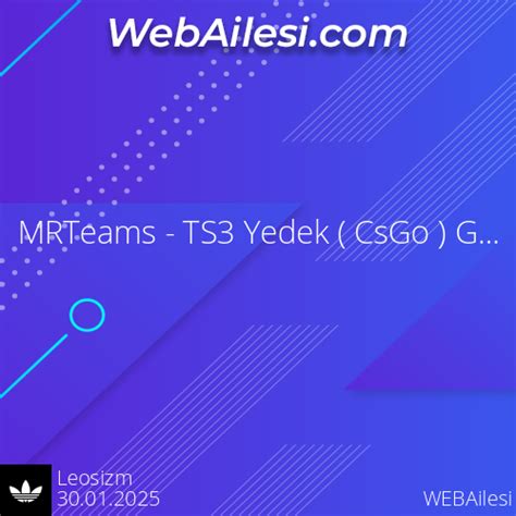 [TS3] Yedek & Hazır Yetki Paylaşımı CounterMerkezi. 