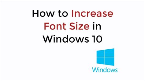 [Tip] Increase Titlebar Text Font Size in Windows 10 …