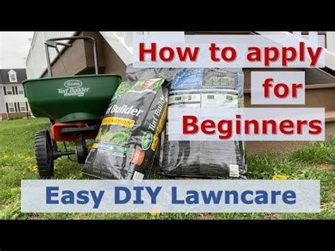 [Turf Builder Triple Action] When/How to Apply for Beginners, Easy DIY