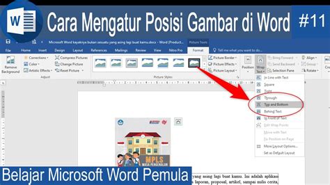 [Tutorial] Words That End In Di Dengan Gambar Belajar Ms. Word Lengkap