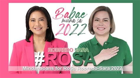 [UNPOPULAR OPINION] The Robredo-Sara (ROSA) Movement is …