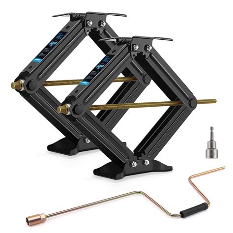 [Upgrade] Kohree 6000lbs RV Stabilizer Leveling Scissor Jacks 24" …