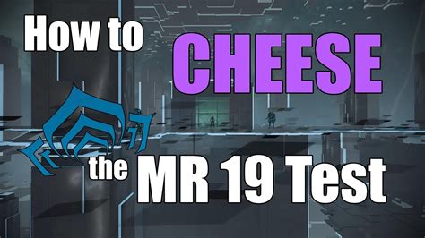 [WARFRAME] MR 19 Test YouTube