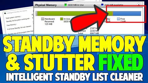 [Windows] 解决烦人的win10备用内存问题Intelligent standby list cleaner …