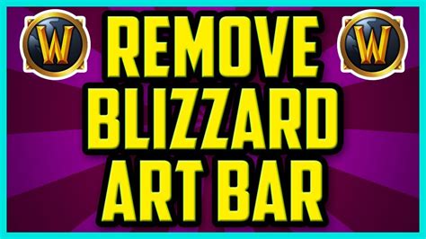 [WoW Guide] How to remove blizzerd art - YouTube