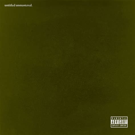 [download Update] Kendrick Lamar Untitled Unmastered. Album