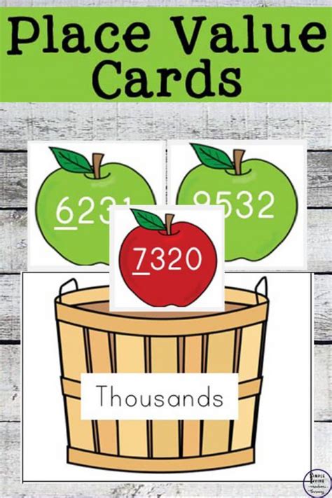 {FREE} Printable Place Value Cards Simple Living. Creative Learning