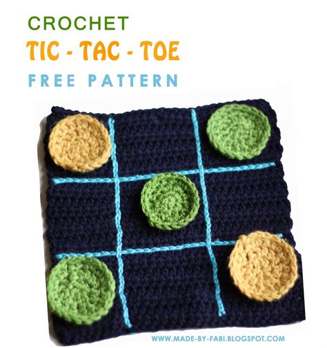 {Free Pattern} How to Crochet a TicTacToe Board