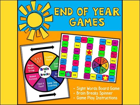 {Freebie} End of Year Games by TeachersToolkit Teaching Resources Tes