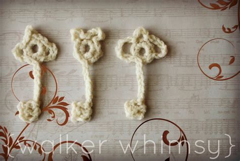 {walker whimsy} Crochet Keys Pattern