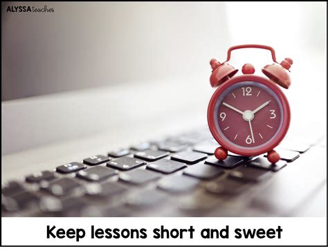 |Keep sessions short minutes but frequent