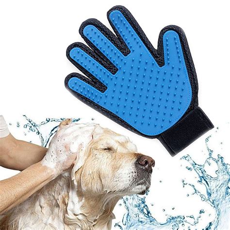 |These gloves were designed for cleaning dog coats and having them on can make a huge difference in how effective the bathing process is