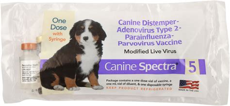 |Two Spectra 5 vaccinations puppy