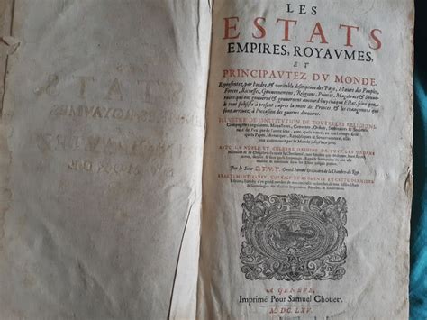 °Rare In-Folio 1665 - by AVITY: Estats, Empires, Kingdoms ... - eBay