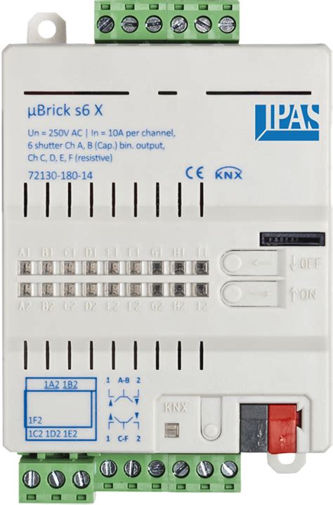 µBrick io64 X Order number: 72130-180-06 - Futurasmus KNX Group