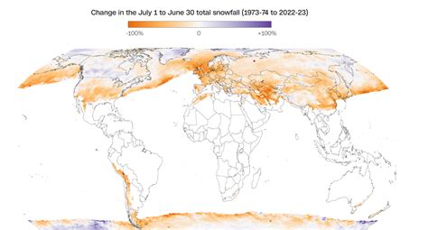 ¿Dónde está desapareciendo la nieve por el cambio climático? Nuevos mapas lo muestran