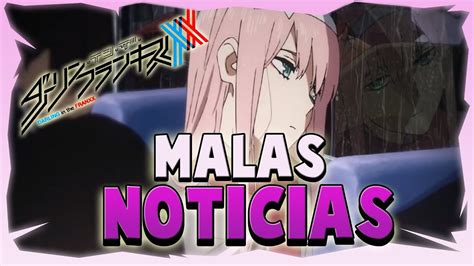 ¿DARLING IN THE FRANXX 2 TEMPORADA? ¡MALAS NOTICIAS! - YouTube