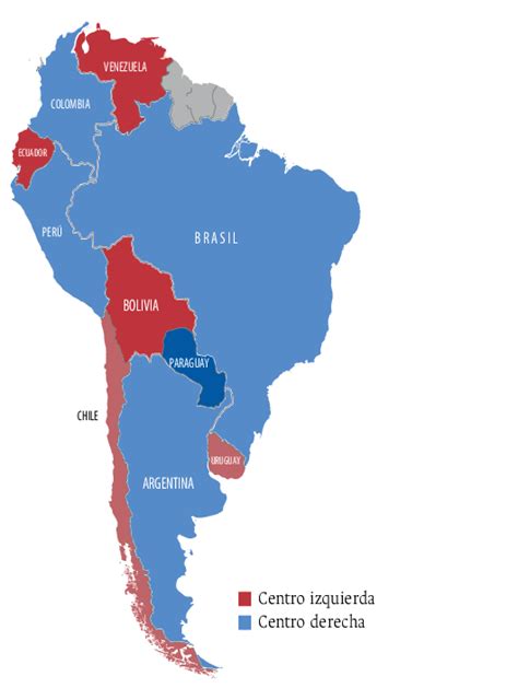¿Izquierda o derecha? Así está el mapa político actual de América Latina