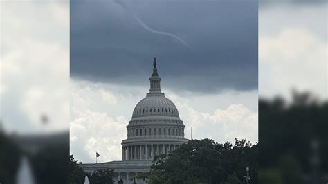 ¿Qué ocasionó la nube embudo sobre el Capitolio?