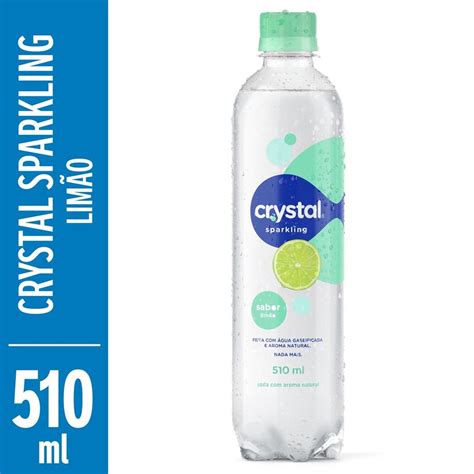 Água Saborizada Crystal Sabor Limão PET 510ML Pão …