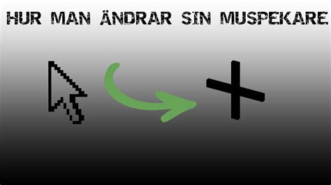 Ändra muspekare mac