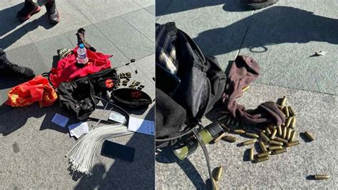 Çağlayan Adliyesi''ndeki teröristlerin çantalarından çıkan mermiler, plastik kelepçeler ve biber gazının fotoğrafı paylaşıldı