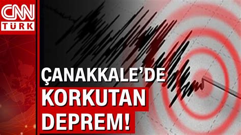 Çanakkale biga deprem