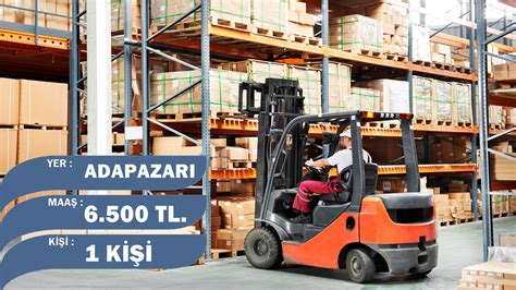 Çiğli Forklift Operatörü iş ilanları eleman. 