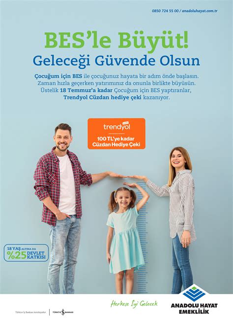 Çocuğum için BES Türkiye İş Bankası. 