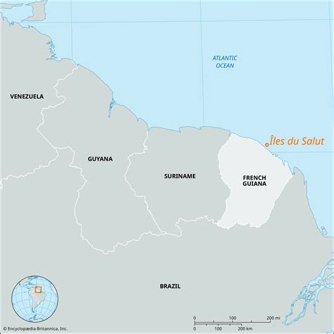 Îles du Salut islands, French Guiana Britannica