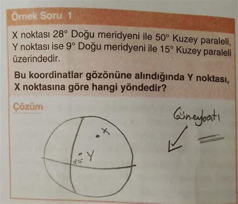 Örnek 50° Doğu meridyeni üzerindeki bir merkezde yerel saat 11:40 iken 25° Doğu meridyeni üzerindeki bir merkezde yerel saat kaçtır? Çözüm: Bu tür sorularda öncelikle iki merkez arasındaki boylam farkı bulunur.