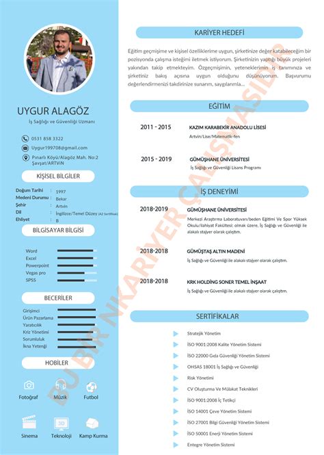 Özgeçmiş (CV) Hazırlama Teknikleri Nallıhan Şehit Hulki Beydili . 