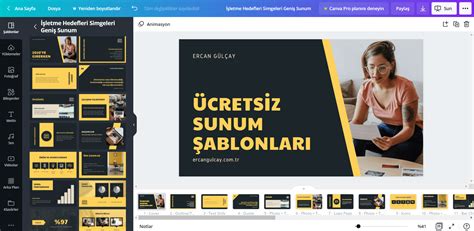 Ücretsiz PowerPoint Sunum Şablonları 2022 Canva.