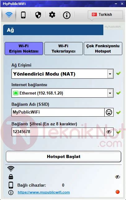 Ücretsiz wifi hotspot programı