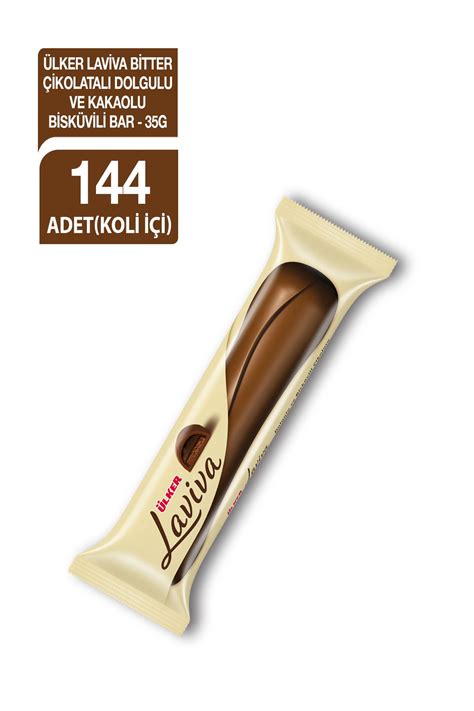 Ülker Laviva Dolgulu ve Bisküvili Çikolata 35G X4  Trendyol. 