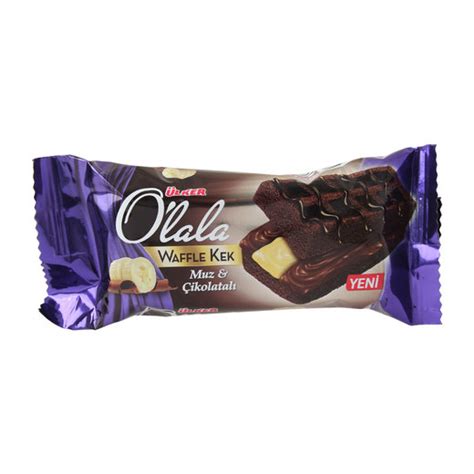 Ülker Olala Waffle Çikolata-Muzlu 70 gr Ülker Markalar Mopaş.