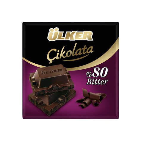 Ülker bitter çikolata kalori