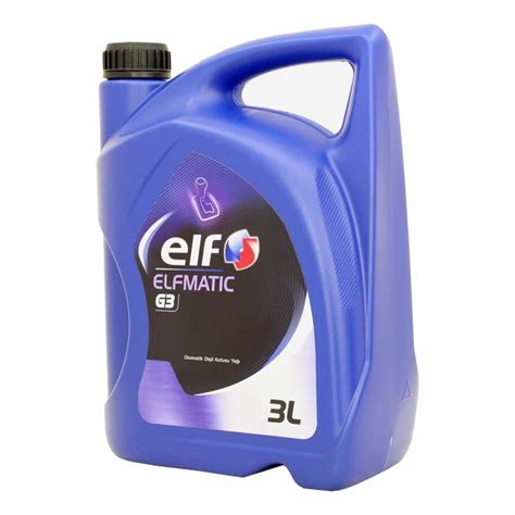 Ürün Adı Şanzıman Yağı Elf Elfmatic-G3 Otomatik (3 Litre) Şanzıman Yağı Elf Elfmatic-G3 Otomatik (3 Litre) Ürün Kodu ELFG3-3LT - ELF Üretici Elf - Total Fiyatı 420.