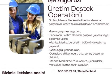 Üretim operatörü iş ilanları