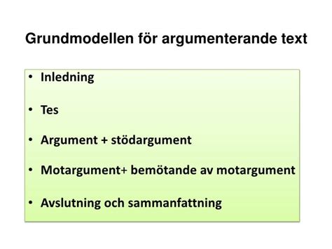 åsikter argumentera