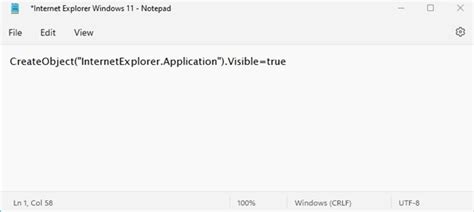 öppna internet explorer