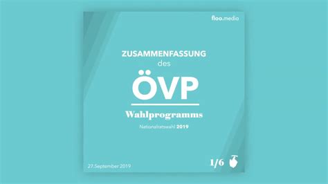 övp parteiprogramm kurzfassung